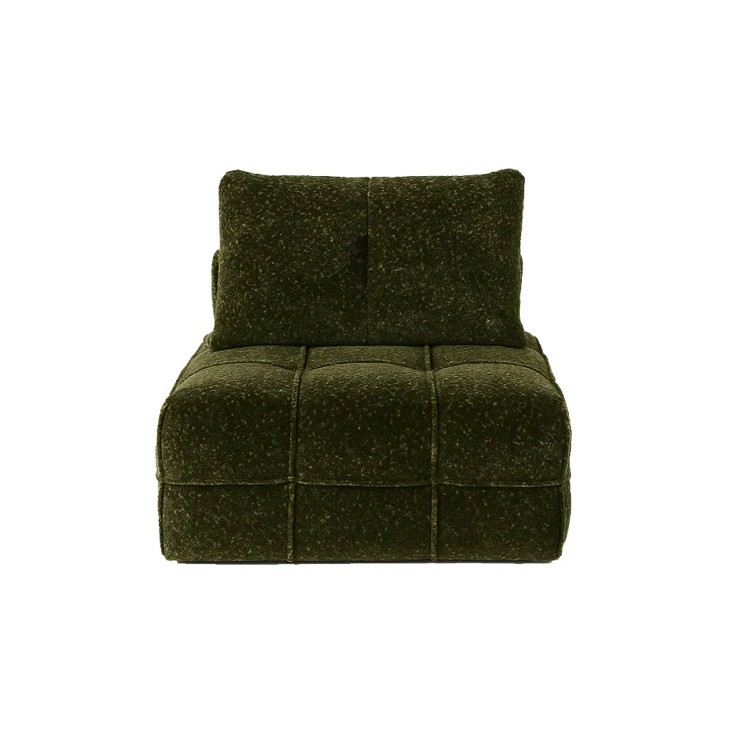 VelvetMoss Single Floor Sofa