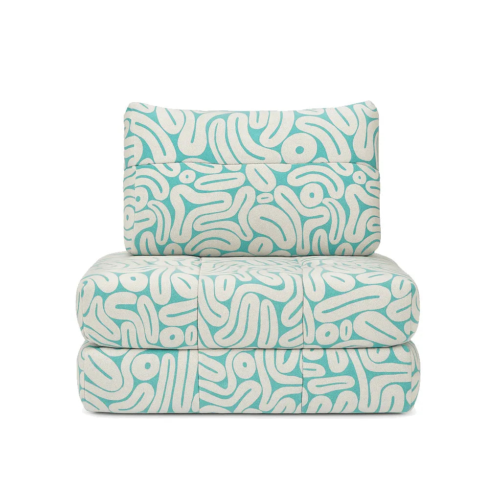 MintLoom Single Floor Sofa — Boneless Compression Chair for Small Spaces