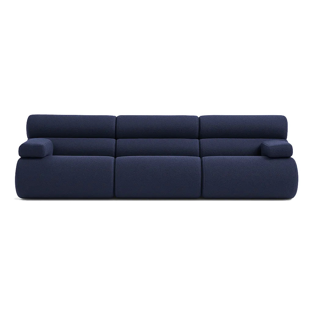 BambooLoom Triple Floor Sofa – Navy