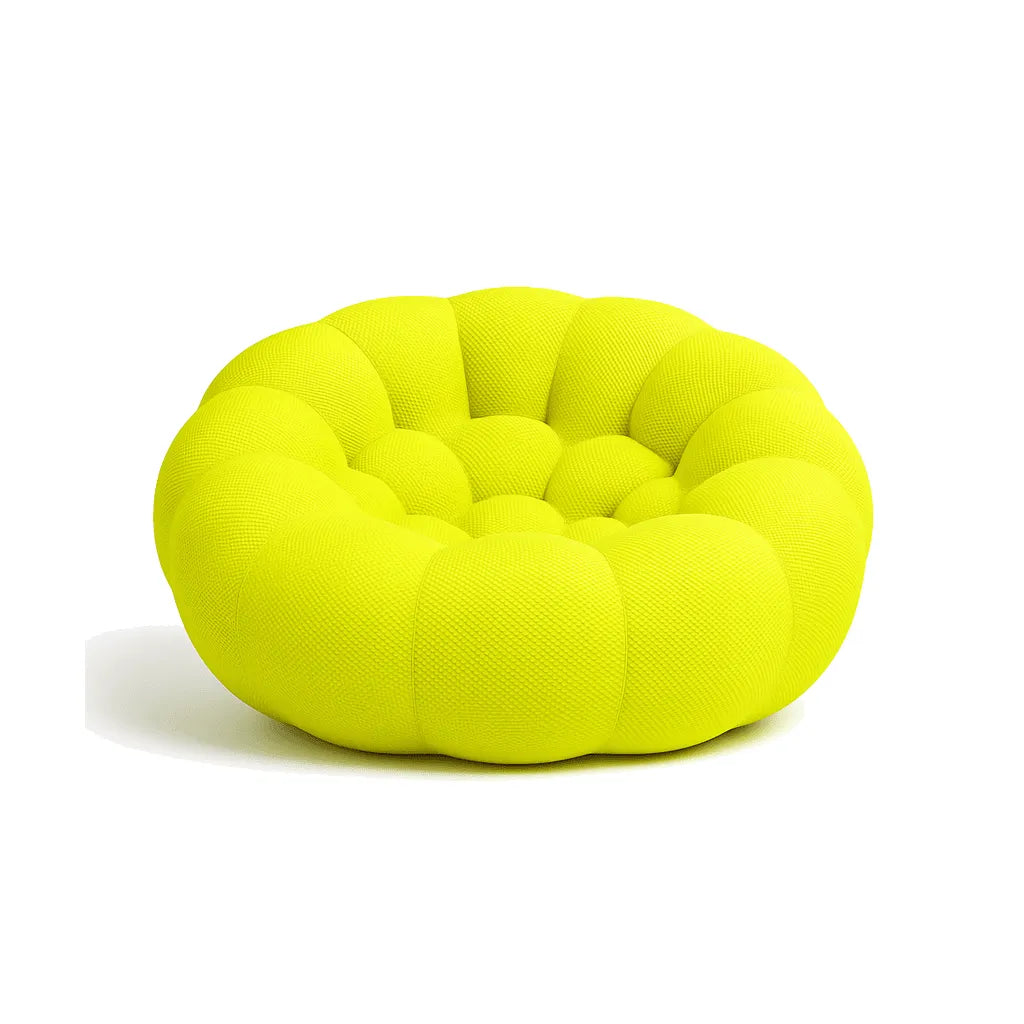 BallLoom Single Floor Sofa – Neon Yellow
