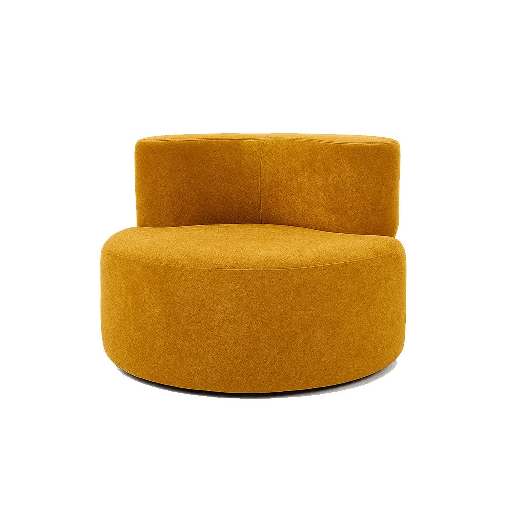 SunLoom Single Floor Sofa – Mustard Yellow