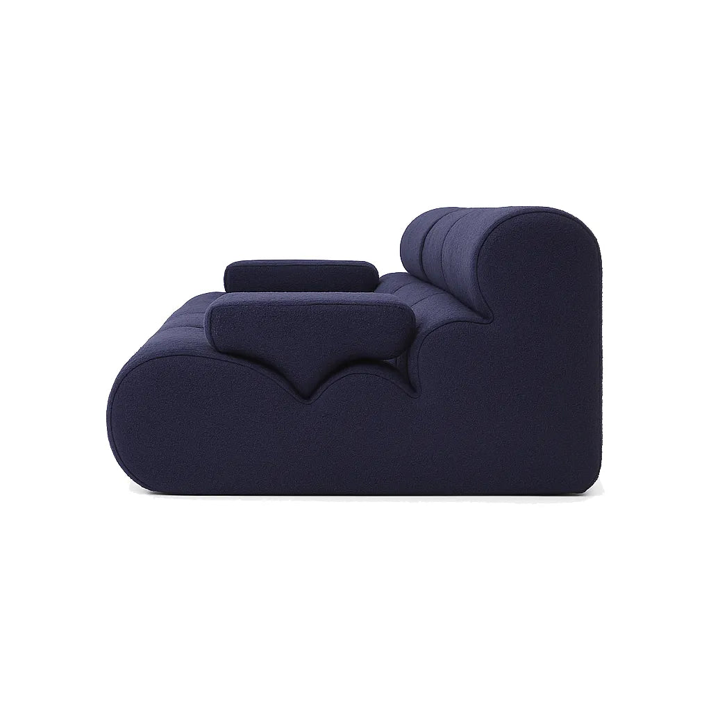BambooLoom Triple Floor Sofa – Navy