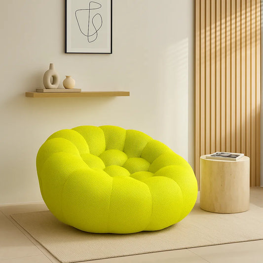 BallLoom Single Floor Sofa – Neon Yellow