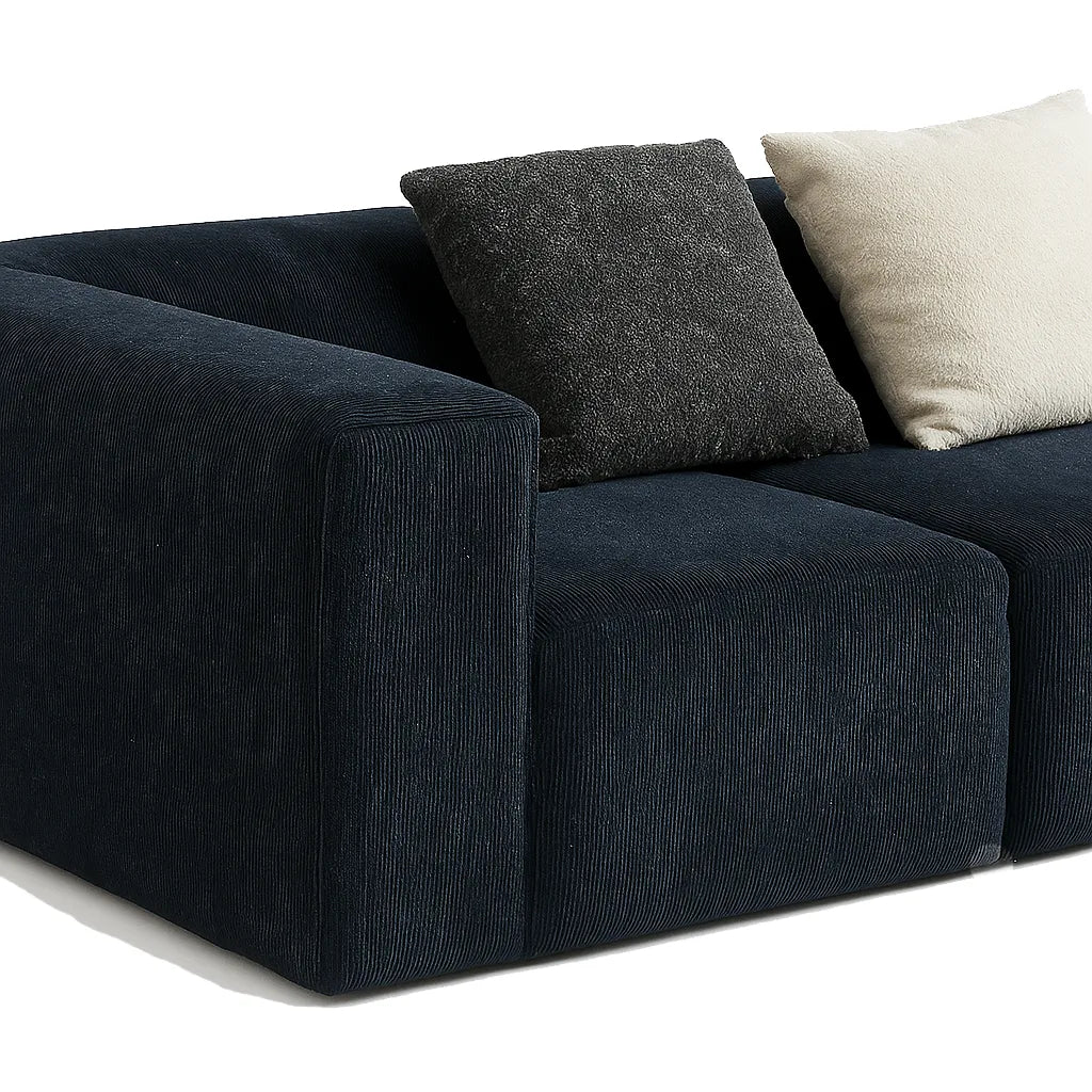 BlockLoom Triple Floor Sofa – Midnight Blue