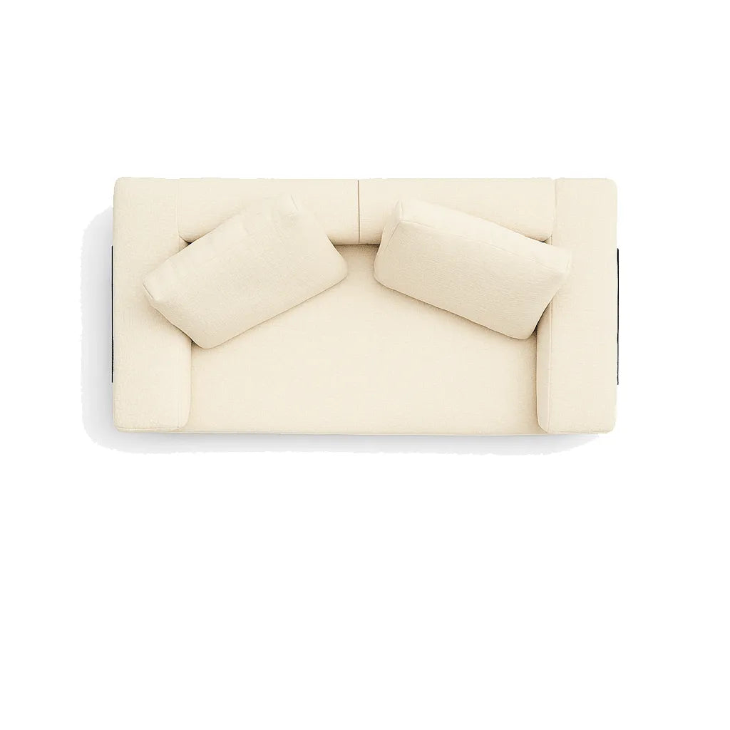 CloudLoom Double Sofa — Minimalist Compression Couch for Modern Living Spaces