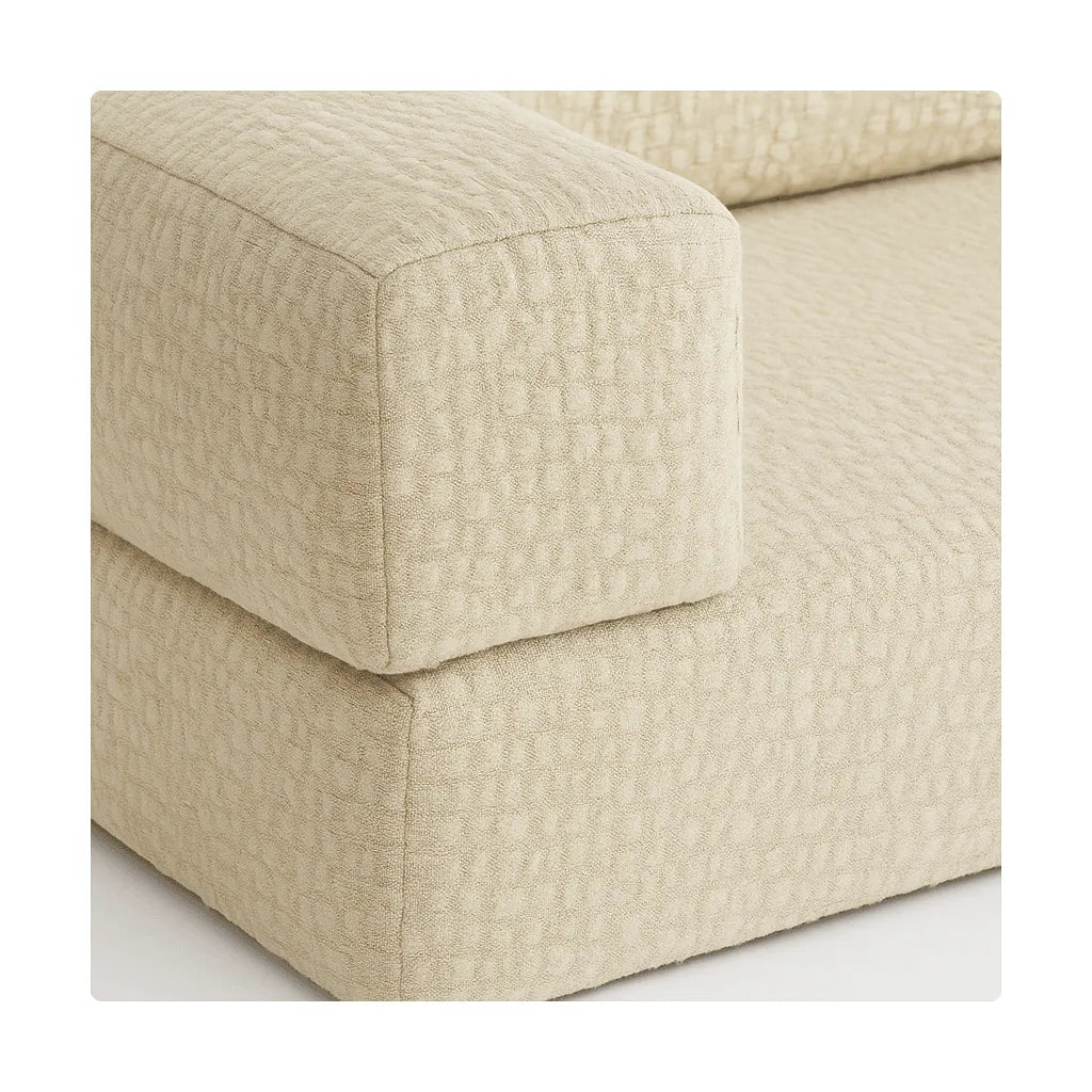 CloudLoom Double Sofa — Minimalist Compression Couch for Modern Living Spaces