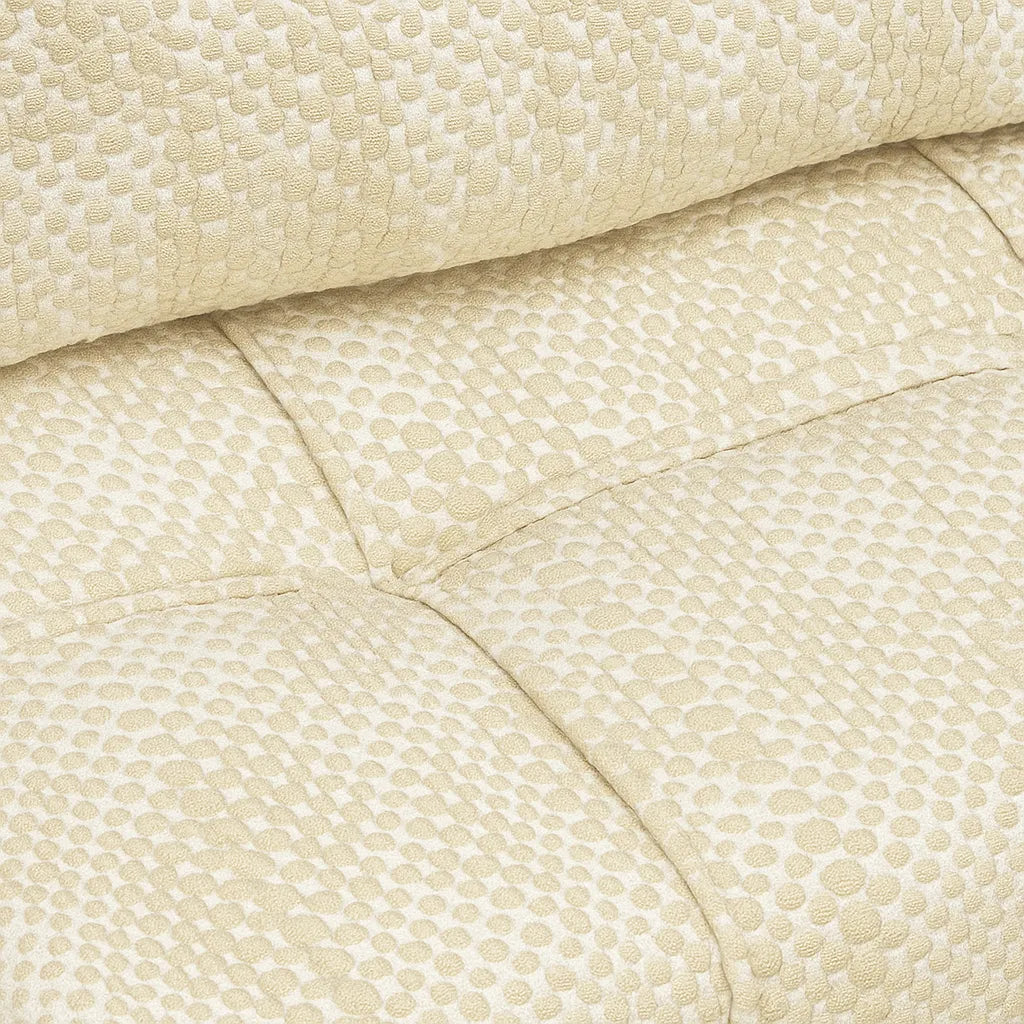 CreamLoom Single Floor Sofa – Cream