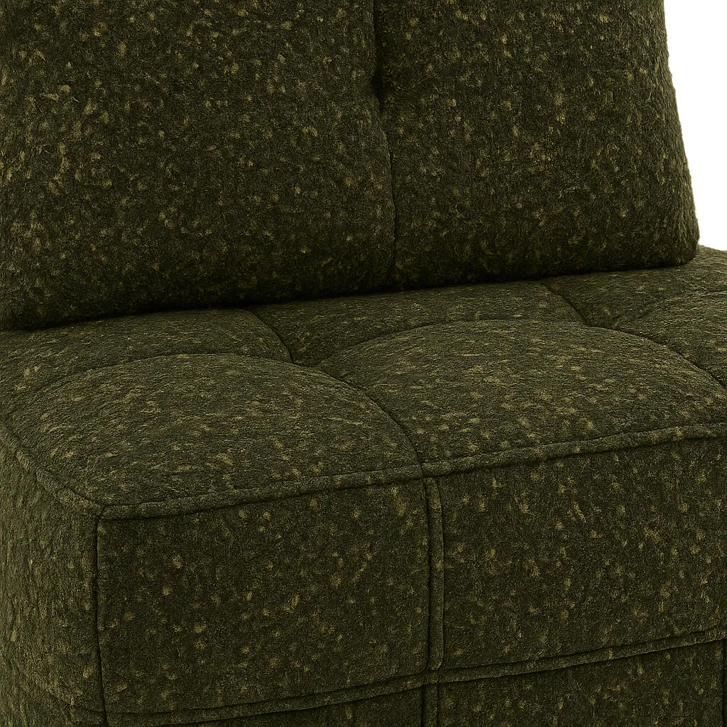 VelvetMoss Single Floor Sofa