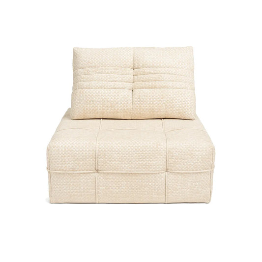 CreamLoom Single Floor Sofa – Boneless Compression Chair for Serene Living