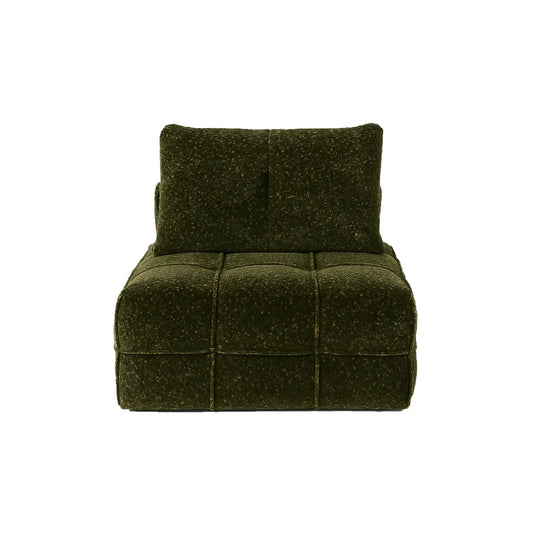 VelvetMoss Single Floor Sofa – Boneless Compression Chair for Cozy Corners