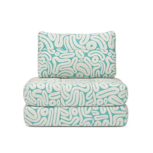 MintLoom Single Floor Sofa — Boneless Compression Chair for Small Spaces