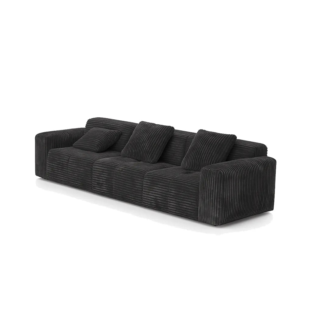 BreadLoom Triple Floor Sofa – Charcoal