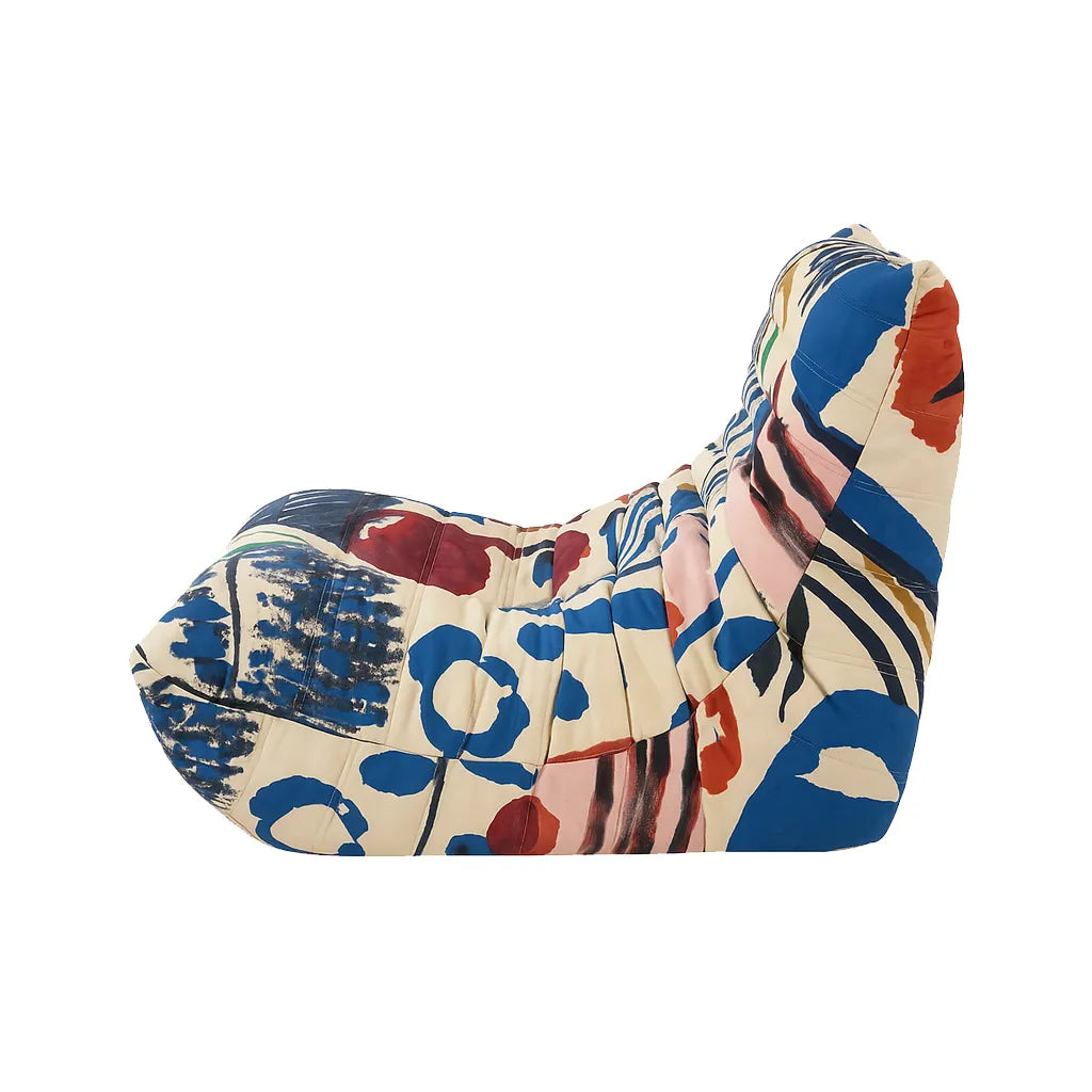 AbstractPop Single Floor Sofa – Boneless Compression Chair for Small Spaces