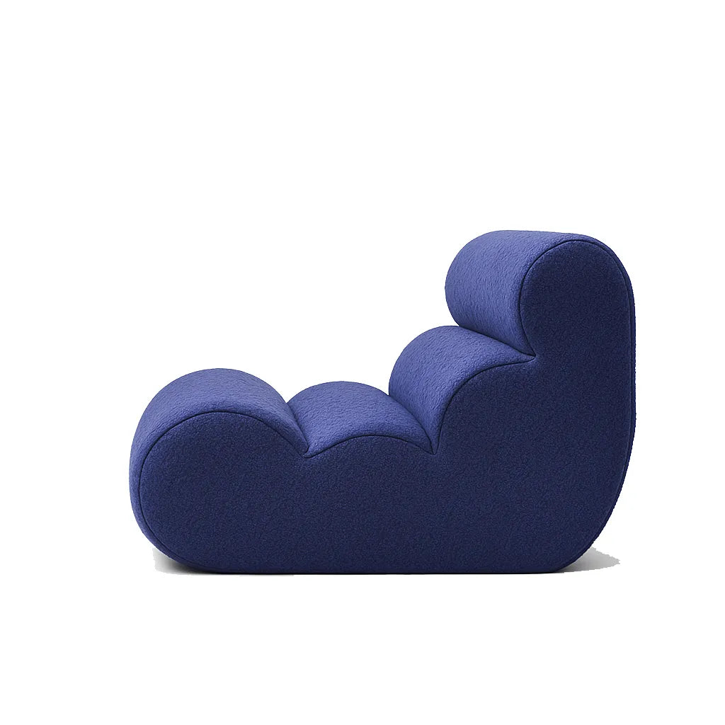 BambooLoom Single Floor Sofa – Boneless Compression Chair in Lilac Purple