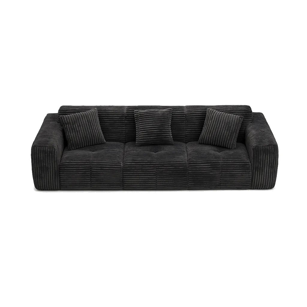 BreadLoom Triple Floor Sofa – Charcoal