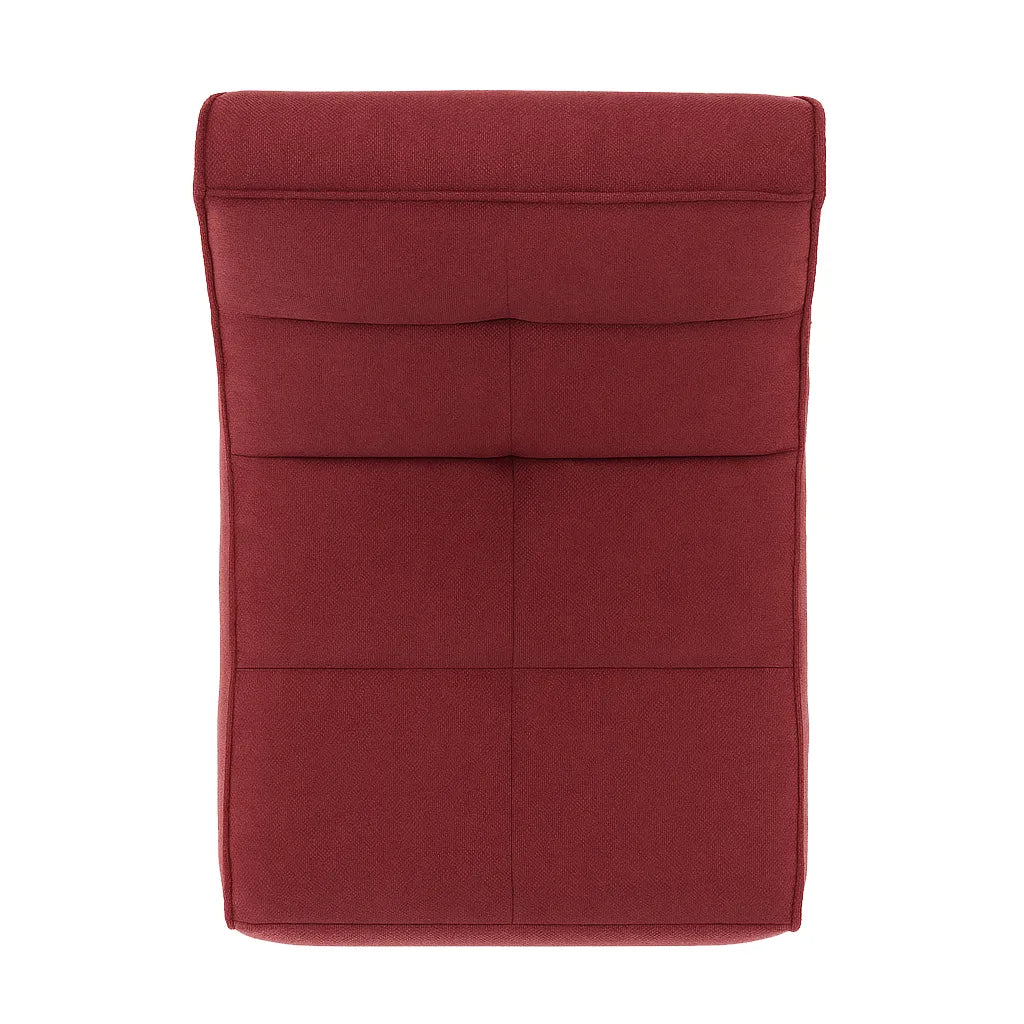 CubeLoom Single Floor Sofa – Wine Red