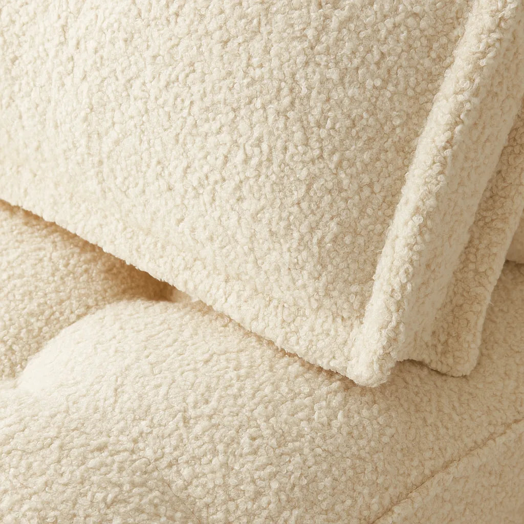 Piedmont Single Floor Sofa – Cream White
