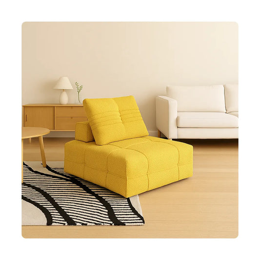 SunPop Single Floor Sofa – Boneless Compression Chair for Cheerful Living